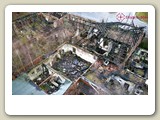 Schadenaufnahme Brand Luftbild Oktokopter